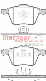 Комплект тормозных колодок METZGER 1070.00